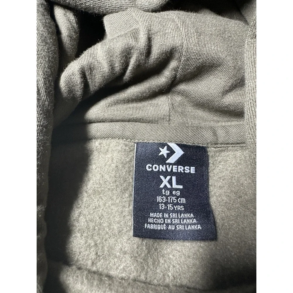 Converse Green Hoodie Youth XL Gently Used